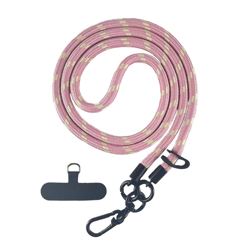 Durable phone lanyard with metal clasp