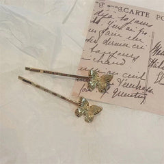 Silver Butterfly Hair Clip with Unique Design