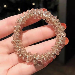 Chic Korean Pearl Hair Tie Bracelet Image 4