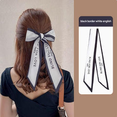 Close-up of Polyester Hair Scarf design