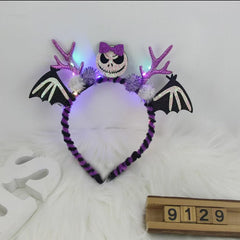 Skeleton themed Halloween headband