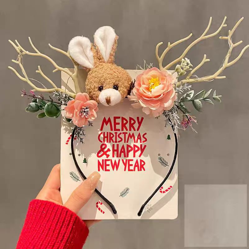 Light-Up Reindeer Antler Headband image 6